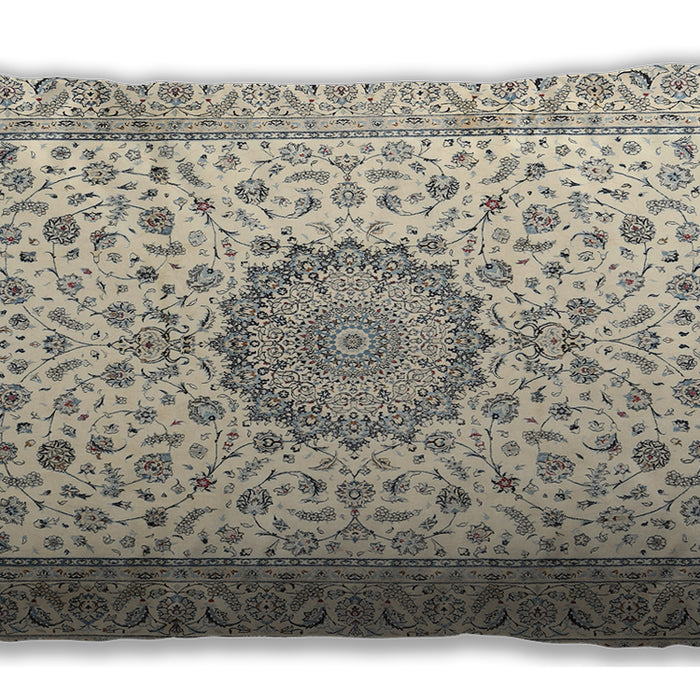 Traditional Classic Rectangular Sage Green Lumbar Throw Pillow, 13 inch by 19 inch, lbtr2736