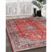 Traditional Red Persian Rug in Family Room, tr2737