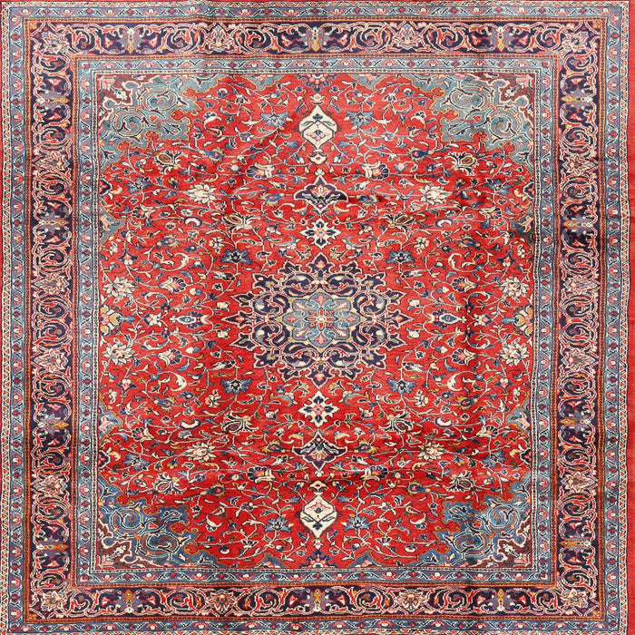 Square Traditional Red Persian Rug, tr2737