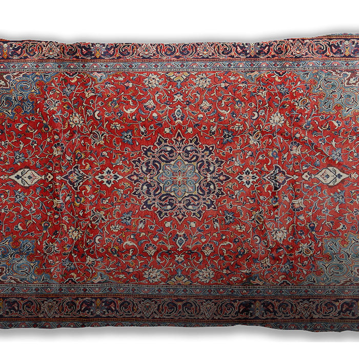 Traditional Classic Rectangular Red Lumbar Throw Pillow, 13 inch by 19 inch, lbtr2737