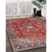Traditional Camel Brown Persian Rug in Family Room, tr2739