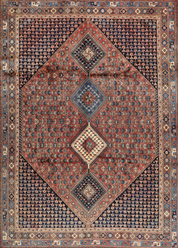 Machine Washable Traditional Camel Brown Rug, wshtr2740