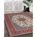 Machine Washable Traditional Tan Brown Rug in a Family Room, wshtr2741