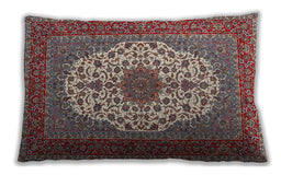 Traditional Classic Rectangular Tan Brown Lumbar Throw Pillow, 13 inch by 19 inch, lbtr2741