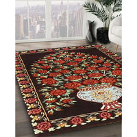 Traditional Deep Red Persian Rug, tr2743