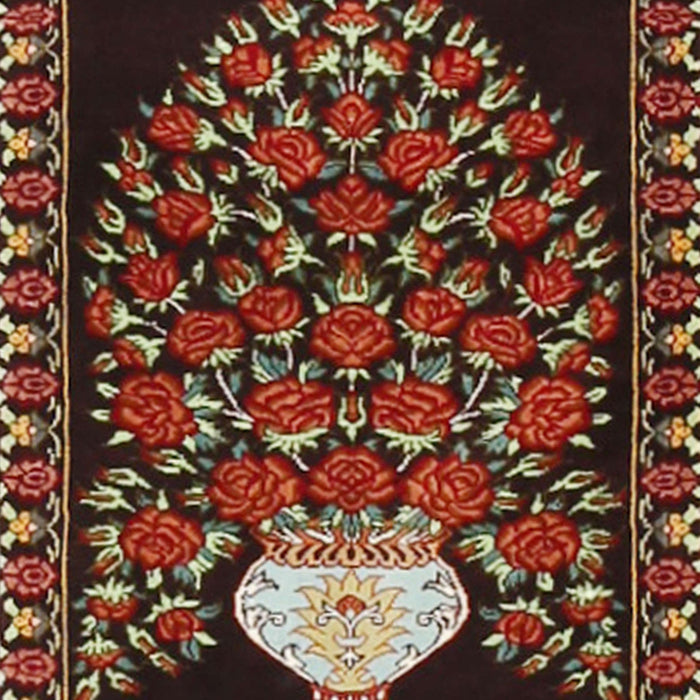 Traditional Deep Red Persian Rug, tr2743