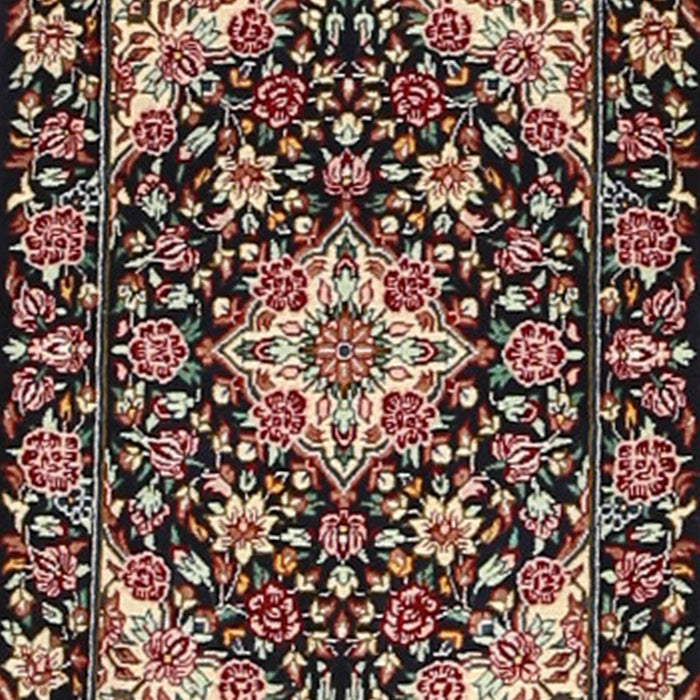 Machine Washable Traditional Night Red Rug, wshtr2744
