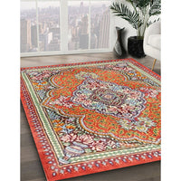 Traditional Light French Beige Brown Persian Rug, tr2746