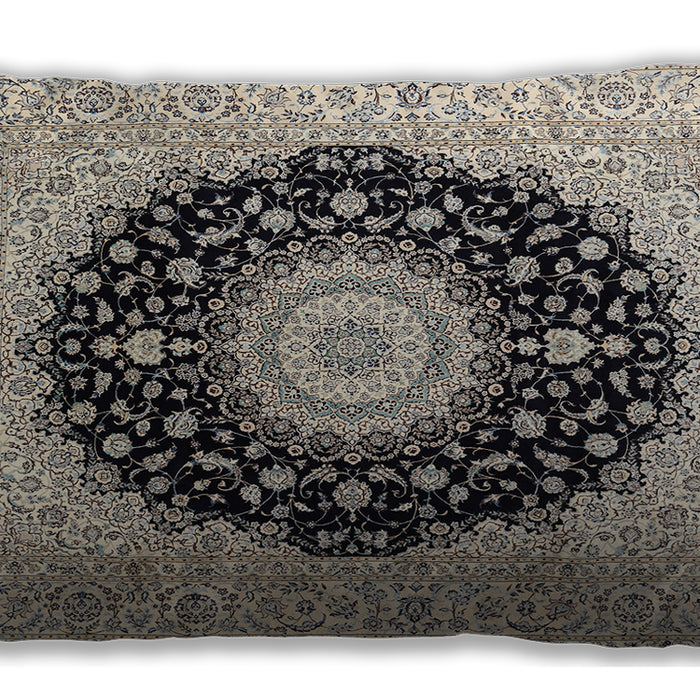 Traditional Classic Rectangular Gray Lumbar Throw Pillow, 13 inch by 19 inch, lbtr2747