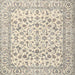 Square Traditional Vanilla Gold Persian Rug, tr2748