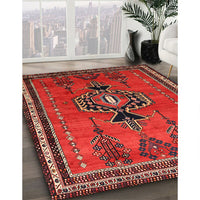 Traditional Sienna Brown Persian Rug, tr274