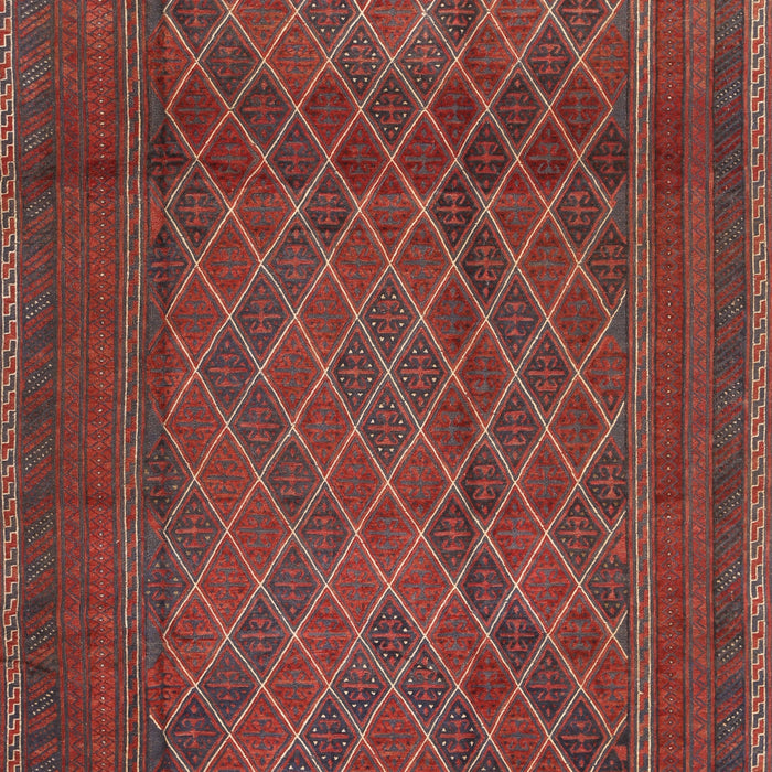 Traditional Chestnut Brown Persian Rug, tr2750