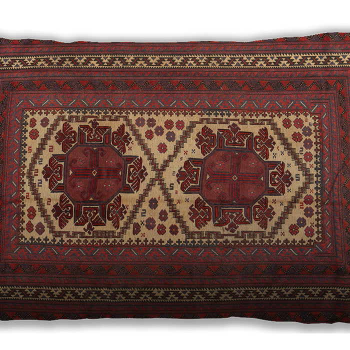 Traditional Classic Rectangular Tomato Red Lumbar Throw Pillow, 13 inch by 19 inch, lbtr2752