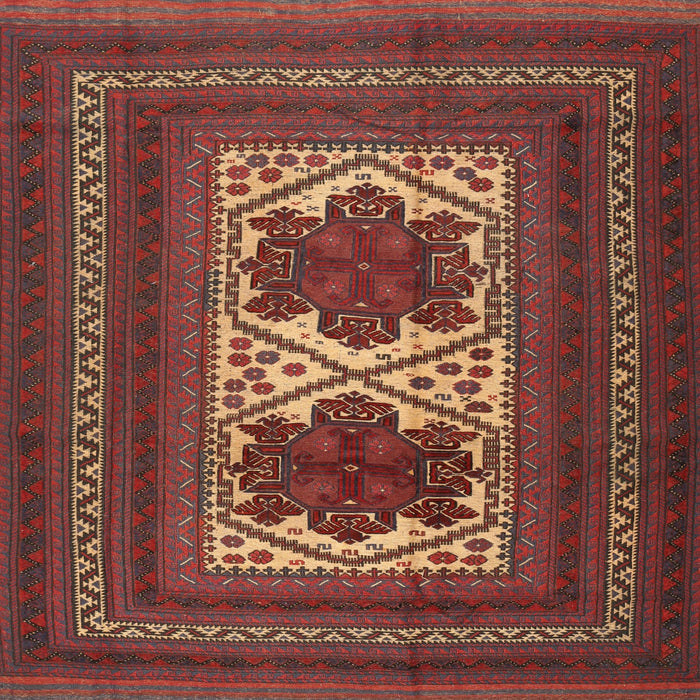 Square Traditional Red Persian Rug, tr2752