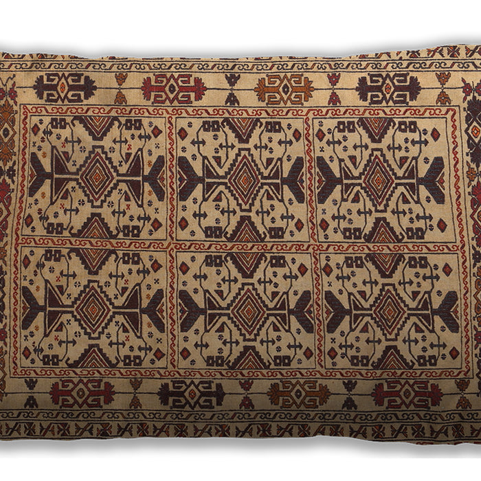 Traditional Classic Rectangular Dark Sienna Brown Lumbar Throw Pillow, 13 inch by 19 inch, lbtr2757