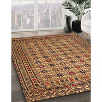 Traditional Yellow Southwestern Rug, tr2758