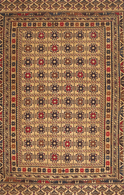 Machine Washable Traditional Yellow Rug, wshtr2758