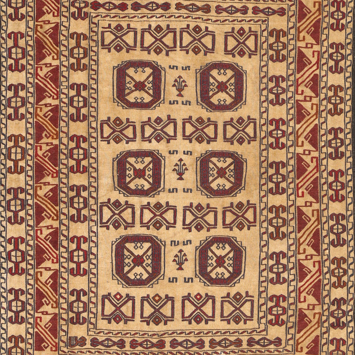 Traditional Brown Red Southwestern Rug, tr2759