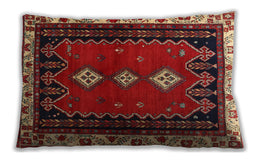 Traditional Classic Rectangular Dark Gold Brown Lumbar Throw Pillow, 13 inch by 19 inch, lbtr275