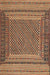 Machine Washable Traditional Sand Brown Rug, wshtr2760