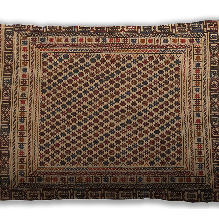 Traditional Classic Rectangular Brown Sand Brown Lumbar Throw Pillow, 13 inch by 19 inch, lbtr2760