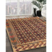 Traditional Brown Southwestern Rug in Family Room, tr2761