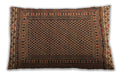 Traditional Classic Rectangular Bronze Brown Lumbar Throw Pillow, 13 inch by 19 inch, lbtr2762