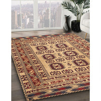 Traditional Brown Red Persian Rug, tr2764