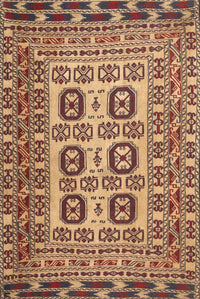 Machine Washable Traditional Brown Red Rug, wshtr2764