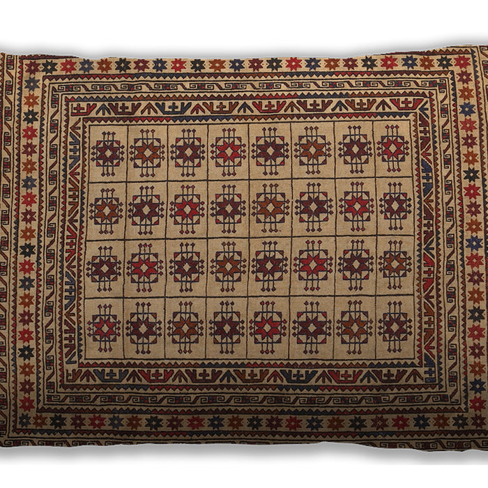 Traditional Classic Rectangular Brown Sand Brown Lumbar Throw Pillow, 13 inch by 19 inch, lbtr2765