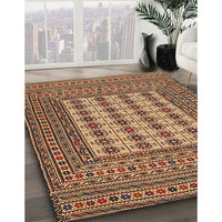 Traditional Sand Brown Persian Rug, tr2765