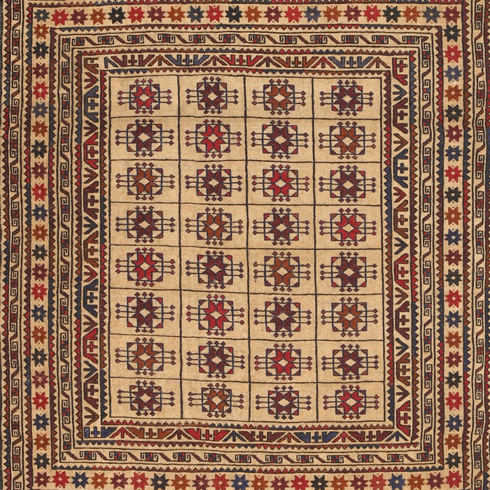 Traditional Sand Brown Persian Rug, tr2765