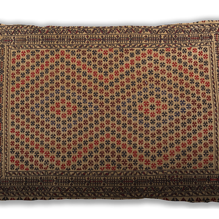 Traditional Classic Rectangular Dark Sienna Brown Lumbar Throw Pillow, 13 inch by 19 inch, lbtr2767