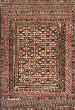 Machine Washable Traditional Peru Brown Rug, wshtr2768