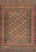 Machine Washable Traditional Peru Brown Rug, wshtr2768