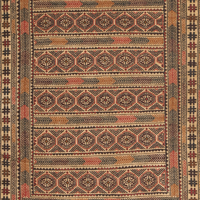 Machine Washable Traditional Sand Brown Rug, wshtr2770