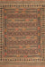 Traditional Sand Brown Southwestern Rug, tr2770