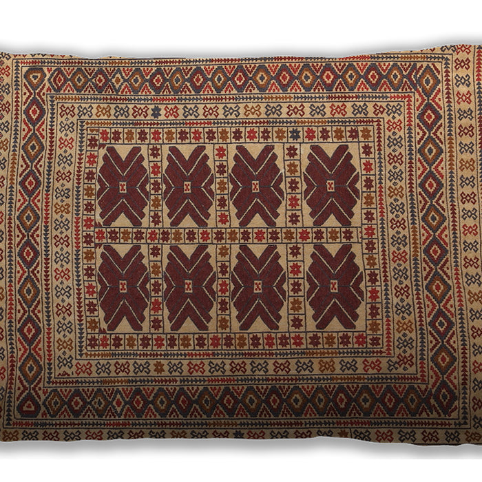 Traditional Classic Rectangular Brown Sand Brown Lumbar Throw Pillow, 13 inch by 19 inch, lbtr2772