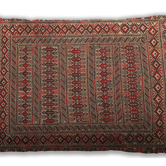 Traditional Classic Rectangular Tangerine Pink Lumbar Throw Pillow, 13 inch by 19 inch, lbtr2773