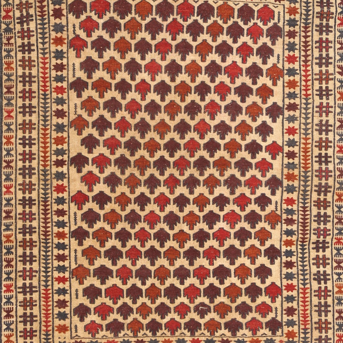 Traditional Fire Brick Red Southwestern Rug, tr2774