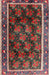 Traditional Brown Red Persian Rug, tr2775