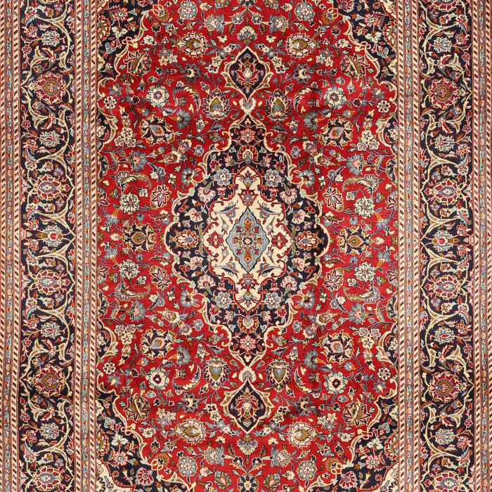 Machine Washable Traditional Tomato Red Rug, wshtr2776