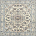 Square Traditional Gray Persian Rug, tr2777