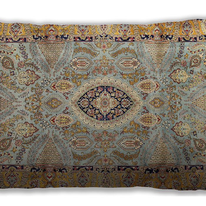 Traditional Classic Rectangular Sienna Brown Lumbar Throw Pillow, 13 inch by 19 inch, lbtr2778