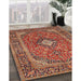 Machine Washable Traditional Sand Brown Rug in a Family Room, wshtr2779