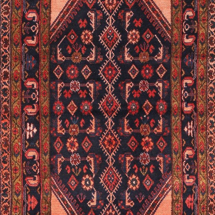 Traditional Chestnut Brown Persian Rug, tr277