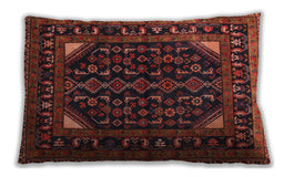 Traditional Classic Rectangular Chestnut Brown Lumbar Throw Pillow, 13 inch by 19 inch, lbtr277