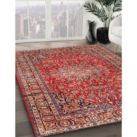 Traditional Light Copper Gold Persian Rug, tr2780