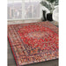 Machine Washable Traditional Light Copper Gold Rug in a Family Room, wshtr2780