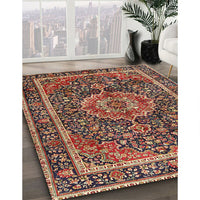 Traditional Brown Medallion Rug, tr2782